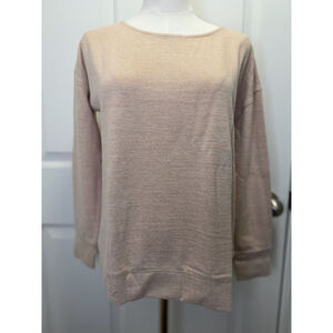 Haven Well Within Buttery Soft Knit Top XS Beige Long Sleeve Lounge Sweater NWT